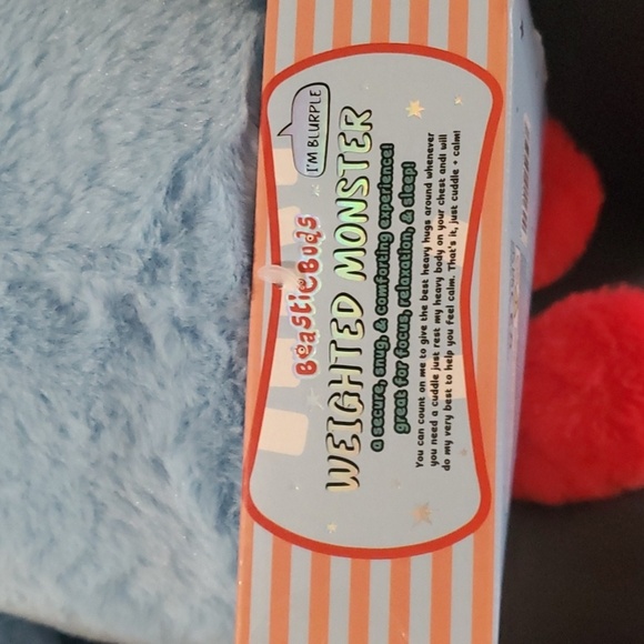 2.2 Lbs Weighted Monster Home Comfort Stress Support Promotes Sleep Blurple - Picture 5 of 16